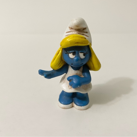 The Smurfs Smurfette Peyo Schleich 2004 Toy Germany - Picture 1 of 12